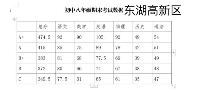 东湖高新区八年级期末考试划线(1)